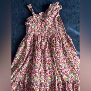 Janie and Jack Pink and Green Floral Dress